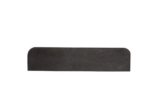 Wall shelf 88x20x3 cm TARONTU matt black