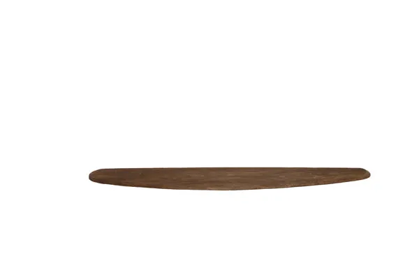 Wall shelf 80x20x3 cm GINOSU matt dark brown