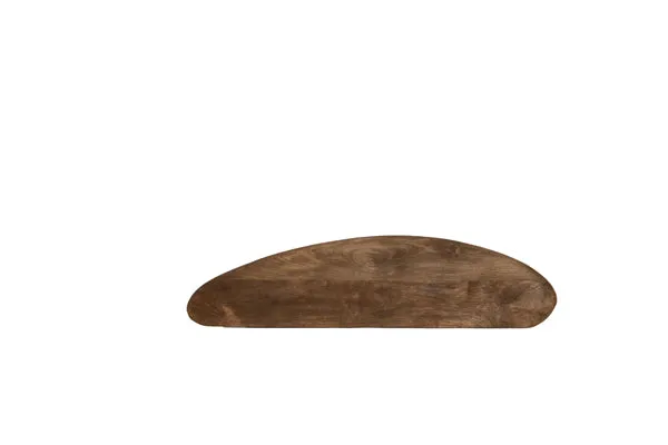 Wall shelf 70x17x3 cm GINOSU matt dark brown