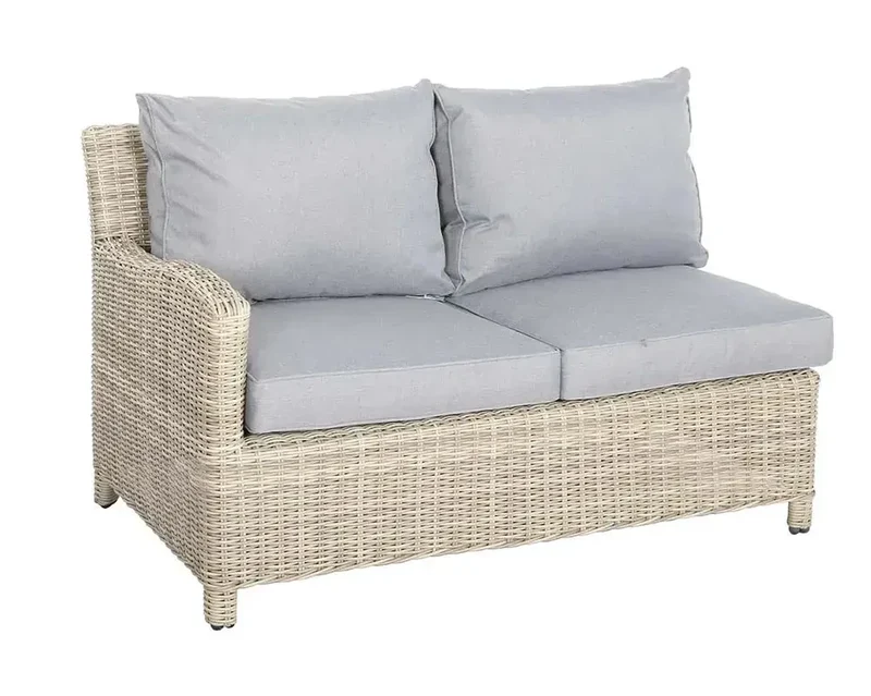 Wentworth 8 Seater Deluxe Modular Corner Dining & Lounging Set with Square Fire Pit Table
