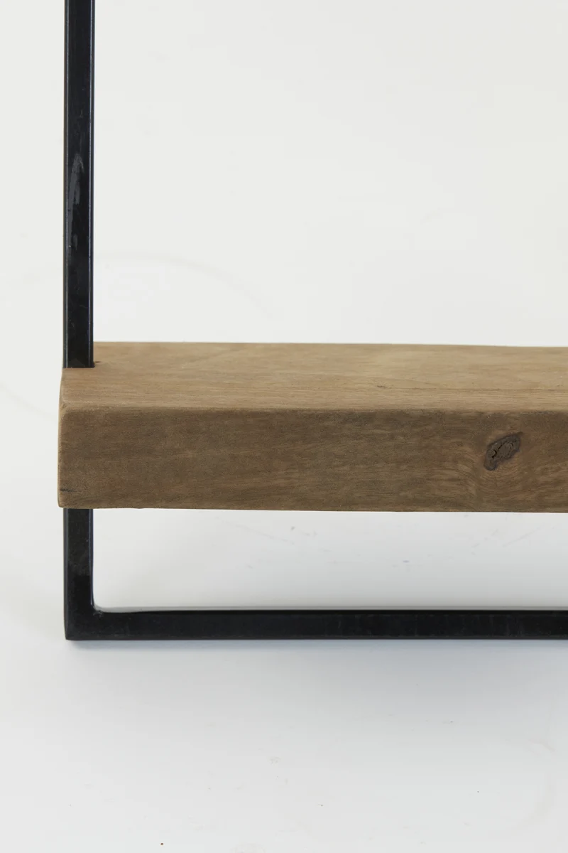Wall shelf 50x15x50 cm MADDISON wood dark brown