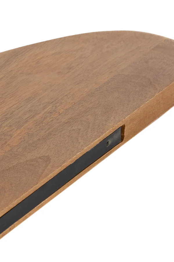 Wall shelf 49x15x3 cm GINOSU oil brown