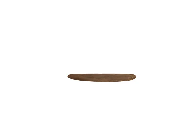 Wall shelf 49x15x3 cm GINOSU matt dark brown