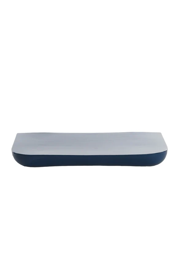 Wall shelf 41x4x25 cm ADAWA shiny cobalt blue