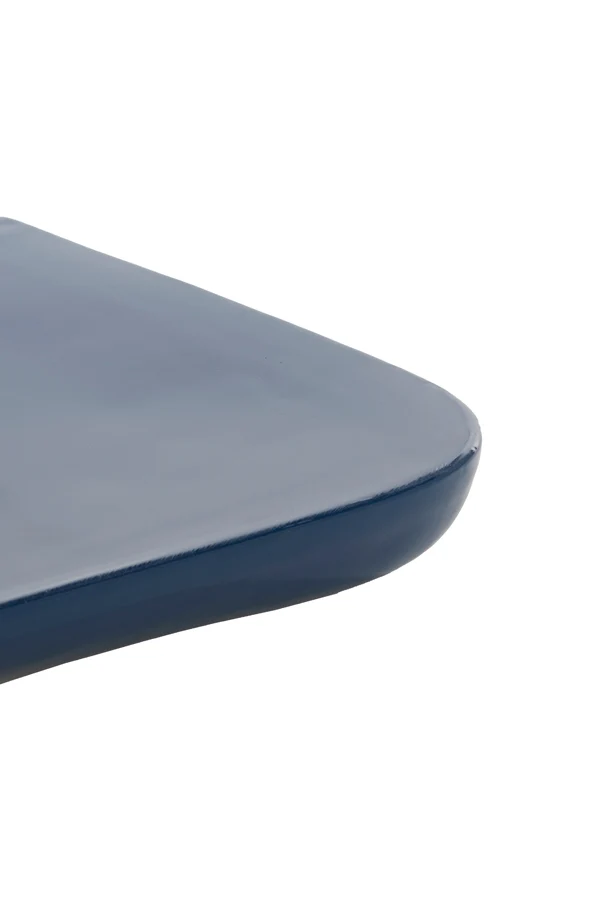 Wall shelf 41x4x25 cm ADAWA shiny cobalt blue