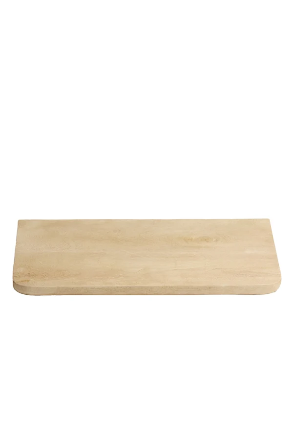 Wall shelf 41x25x4 cm DELGADO wood natural