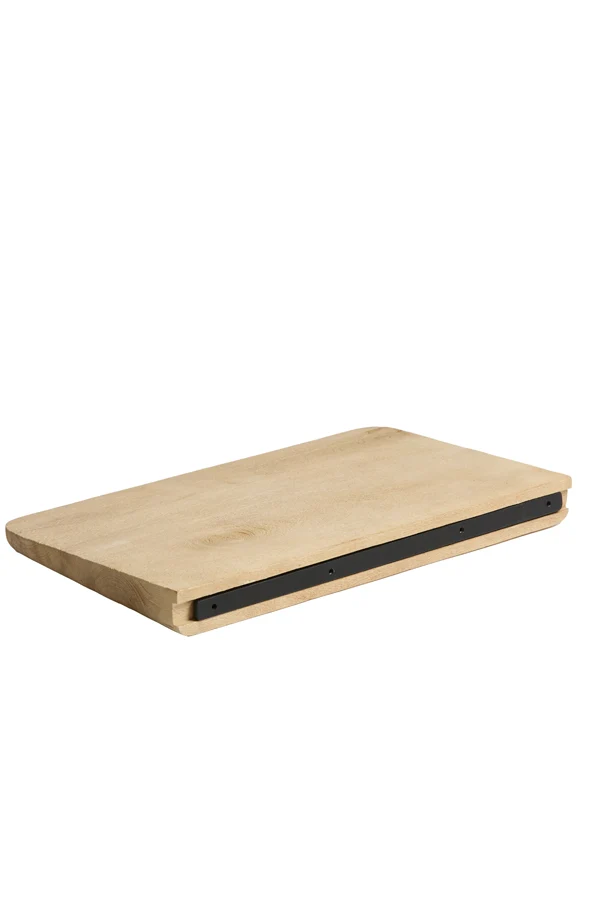Wall shelf 41x25x4 cm DELGADO wood natural