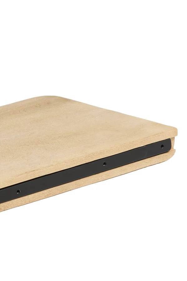 Wall shelf 41x25x4 cm DELGADO wood natural