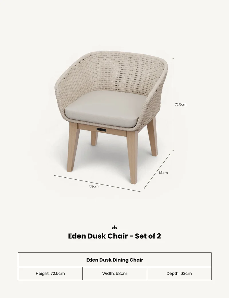 Eden Dusk Chair - Set of 2