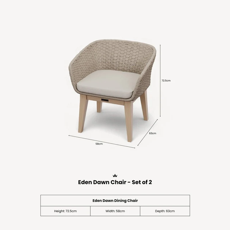 Eden Dawn Chair - Set of 2