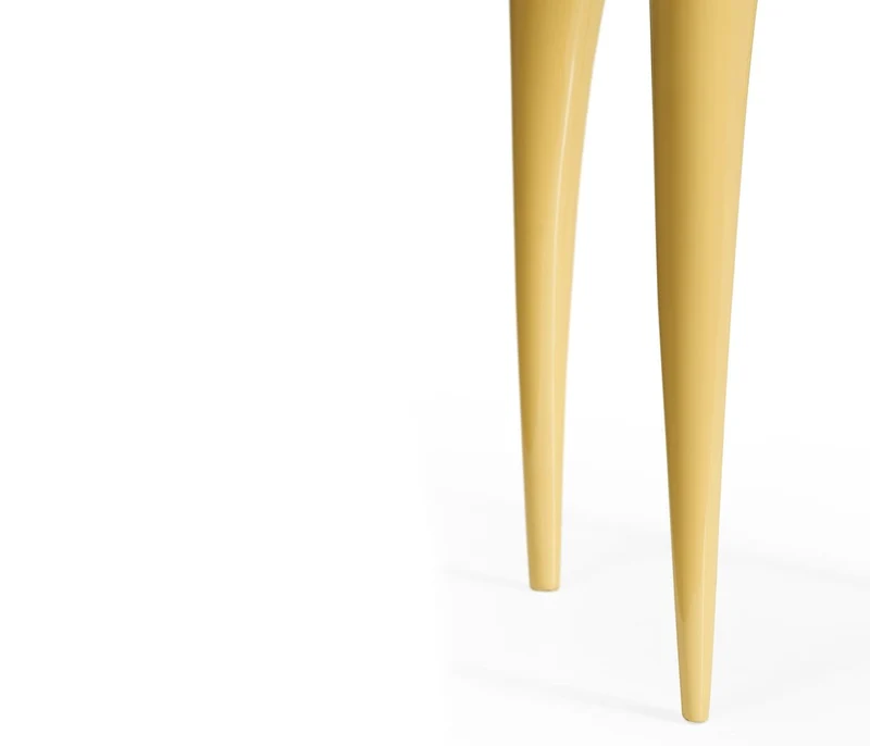Accent Table Trefoil Cut Out - Peking Yellow