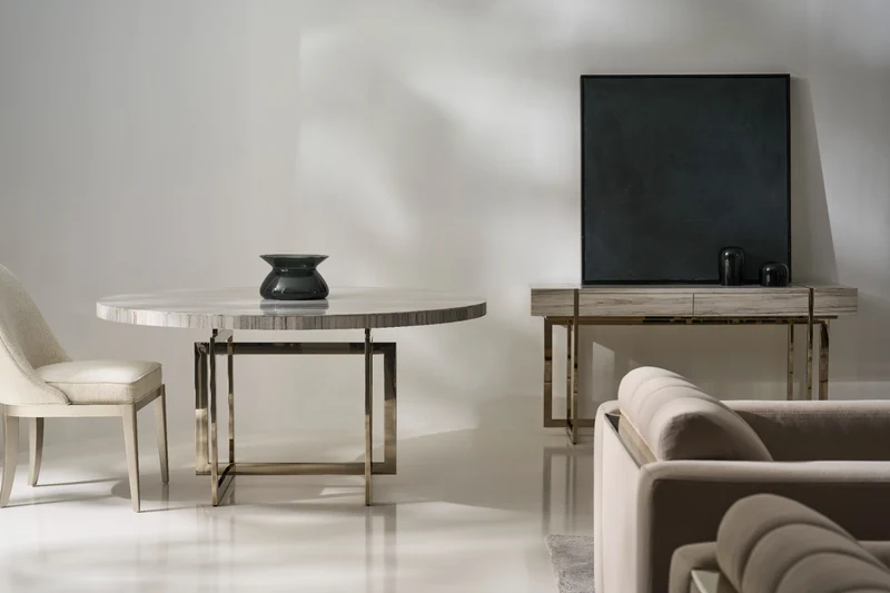 Wish You Were Here Round Dining Table in Light 152cm
