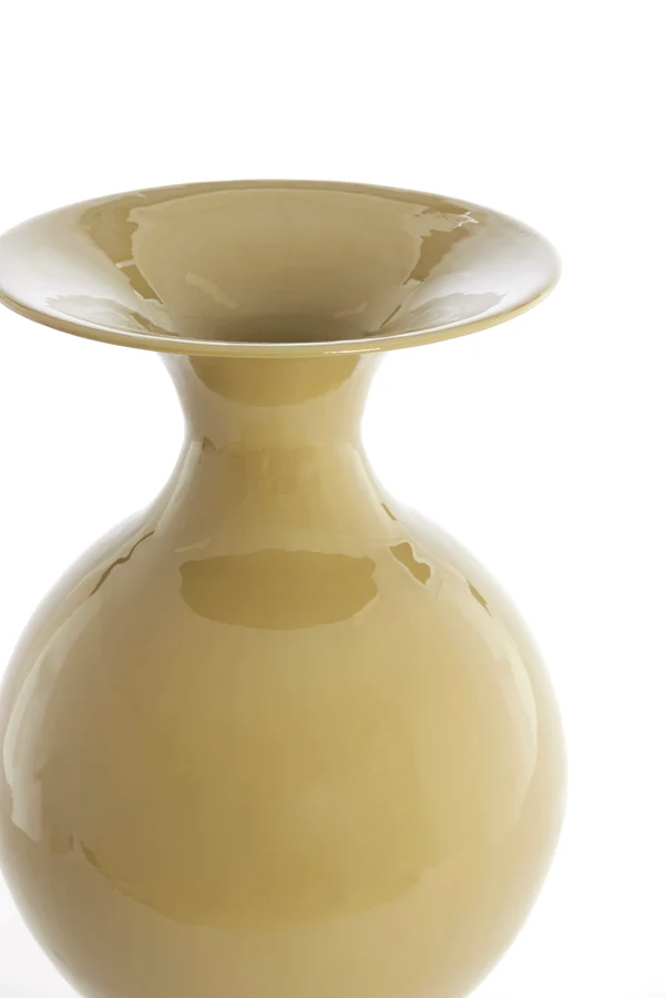 Vase deco 45x71 cm BOLULLA shiny olive green