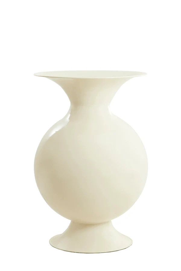 Vase deco 45x71 cm BOLULLA shiny cream