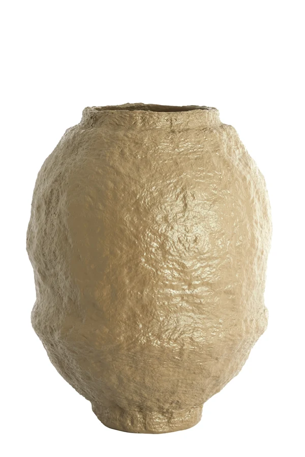 Vase deco 45x60 cm LEANO matt taupe