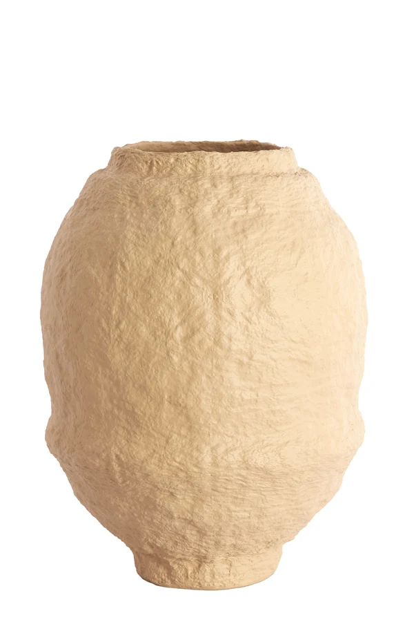 Vase deco 45x60 cm LEANO matt natural-pink