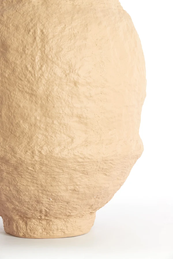 Vase deco 45x60 cm LEANO matt natural-pink