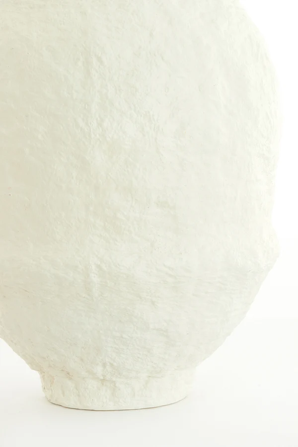 Vase deco 45x60 cm LEANO matt cream