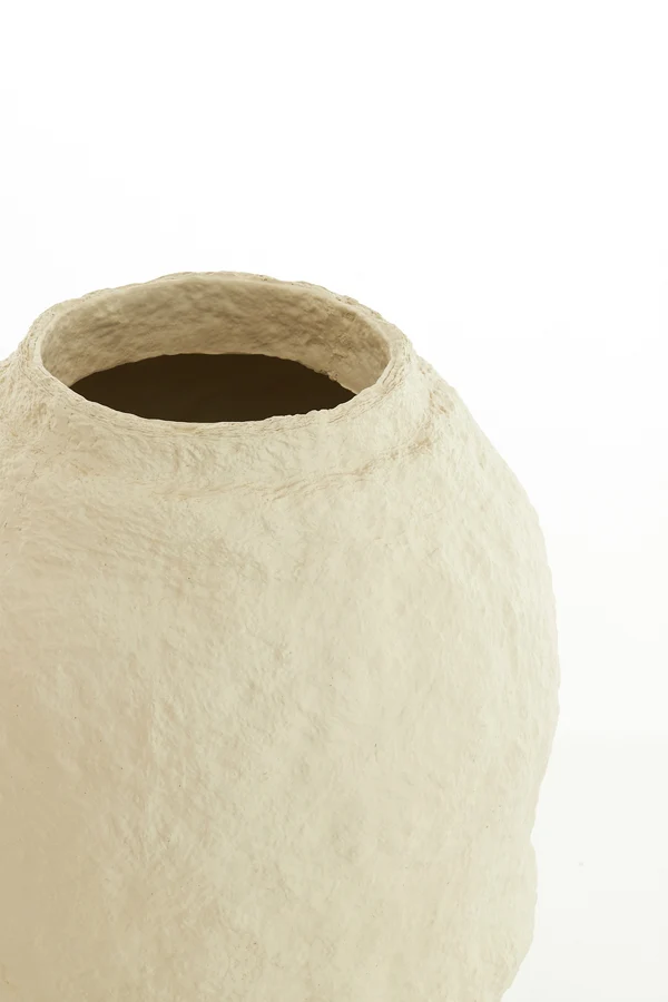 Vase deco 45x60 cm LEANO matt beige