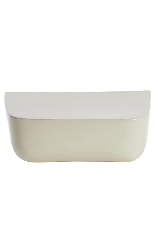 Wall shelf 32,5x14x18 cm ADAWA shiny cream