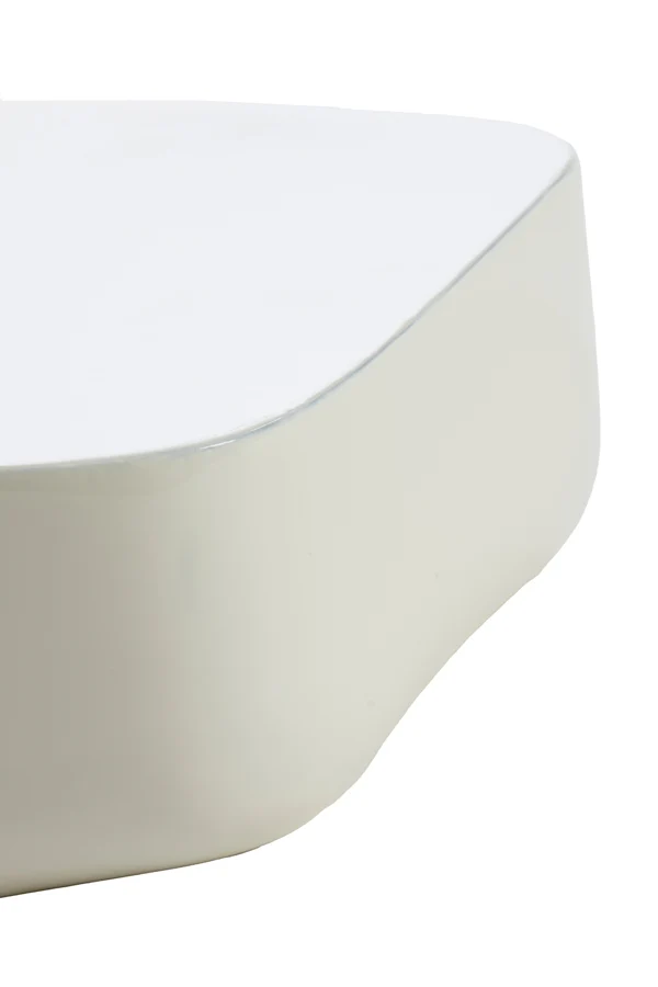 Wall shelf 32,5x14x18 cm ADAWA shiny cream