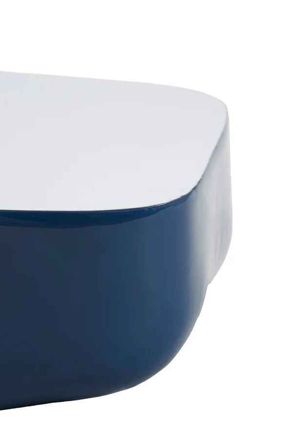 Wall shelf 32,5x14x18 cm ADAWA shiny cobalt blue