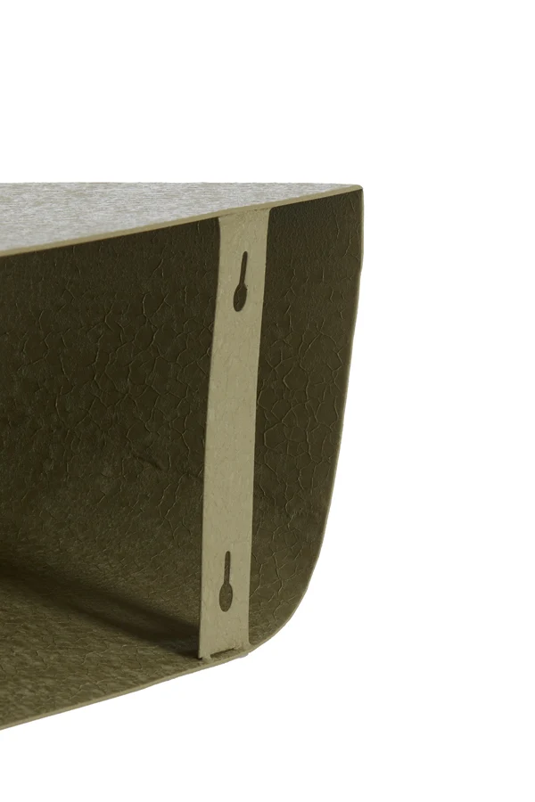 Wall shelf 32,5x14x18 cm ADAWA matt olive green