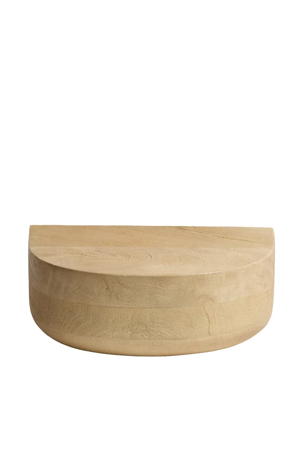Wall shelf 30x18x12 cm DELGADO wood natural