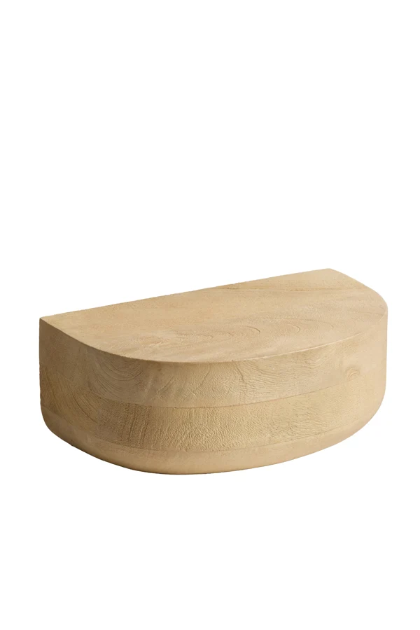 Wall shelf 30x18x12 cm DELGADO wood natural