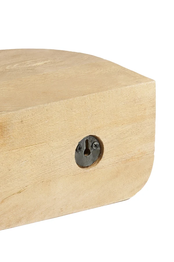 Wall shelf 30x18x12 cm DELGADO wood natural