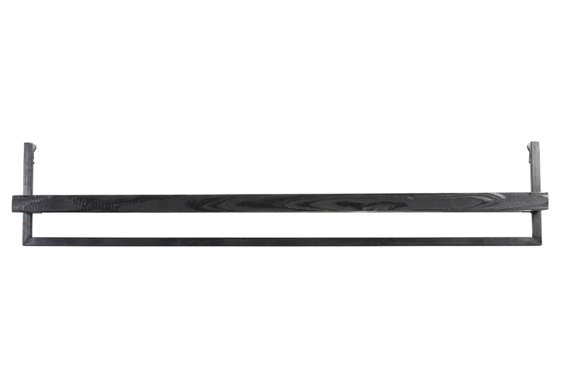 Wall shelf 120x18x24 cm MADDISON wood matt black