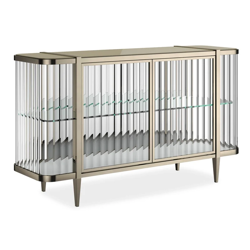 Stop And Stare Cabinet in Gold