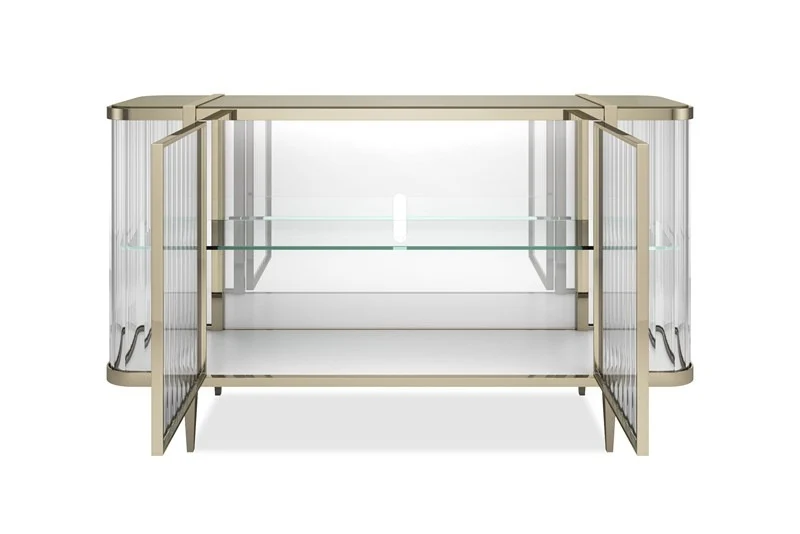 Stop And Stare Cabinet in Gold