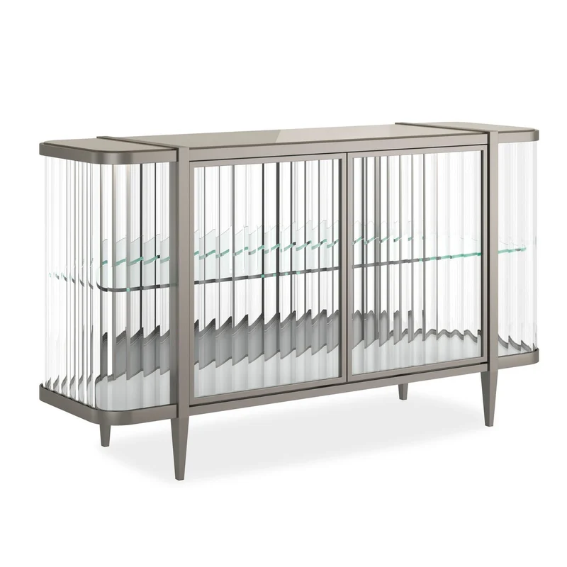 Stop And Stare Cabinet in Chrome