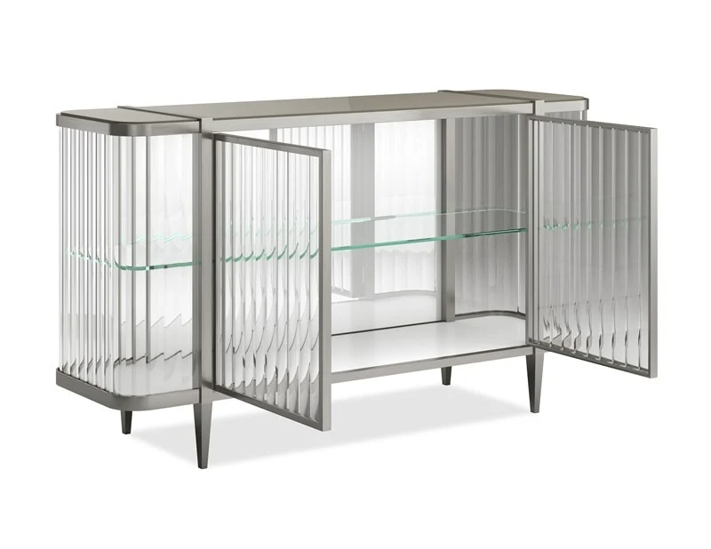 Stop And Stare Cabinet in Chrome