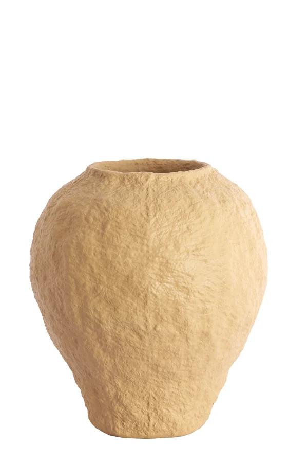 Vase deco 45x50 cm PANTOJA matt sand