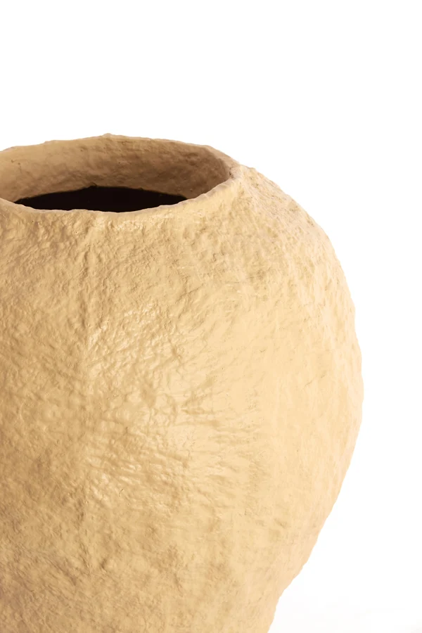 Vase deco 45x50 cm PANTOJA matt sand