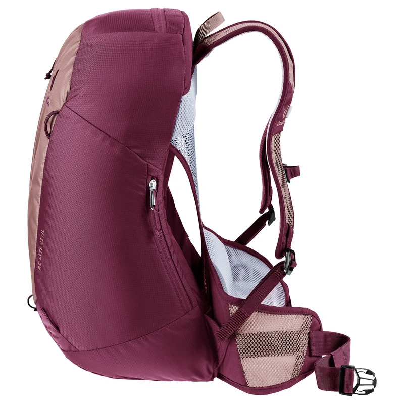 Deuter AC Lite 21 SL - Mochila de senderismo para mujer 48 cm (ashrose-cassis)