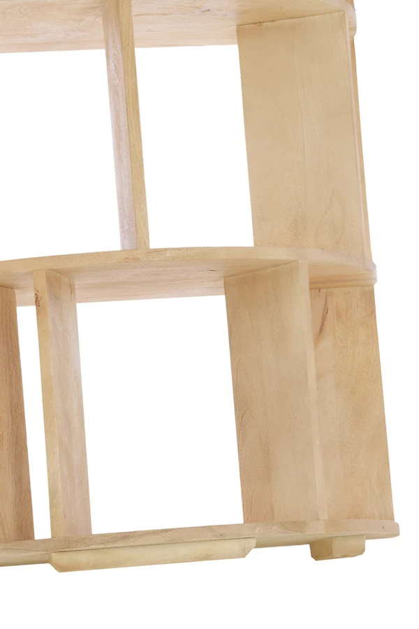 Wall cabinet open 76x37x212 cm LIMPYA matt natural