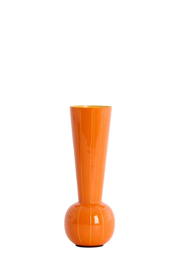 Vase deco 9x25 cm TODI orange+yellow