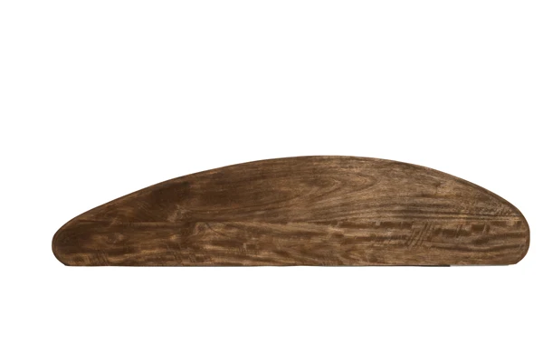 Wall shelf 100x25x3 cm GINOSU matt dark brown