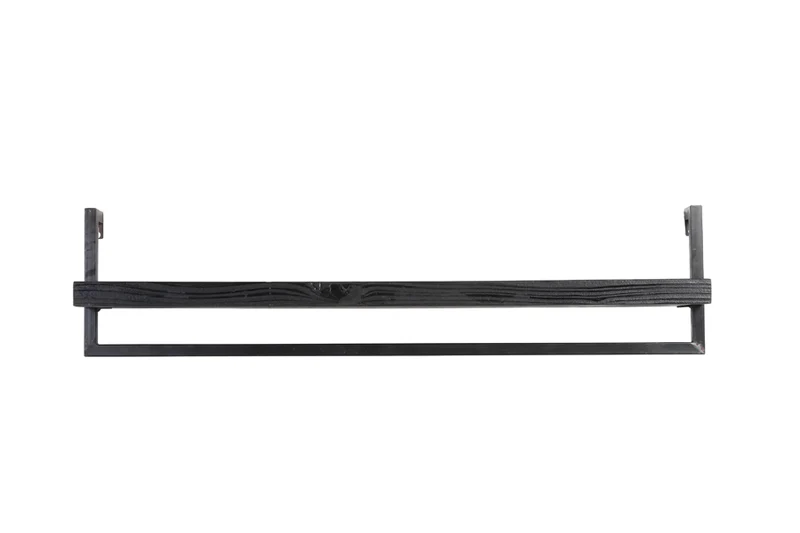 Wall shelf 100x15x24 cm MADDISON wood matt black