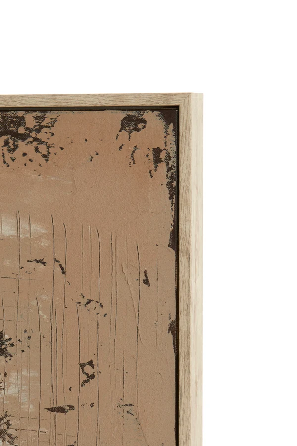 Wall ornament 90x3x120 cm ZIRELLE cream+sand+brown