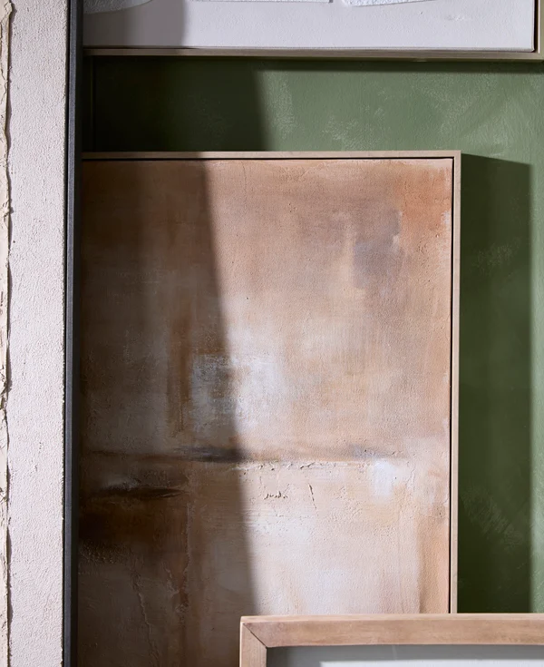 Wall ornament 90x3,5x120 cm MANARO terra+sand
