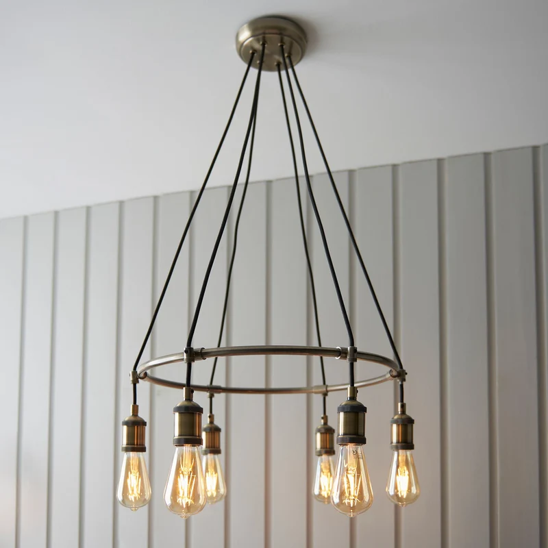 Catcott Pendant Light - Pewter and Copper | OUTLET