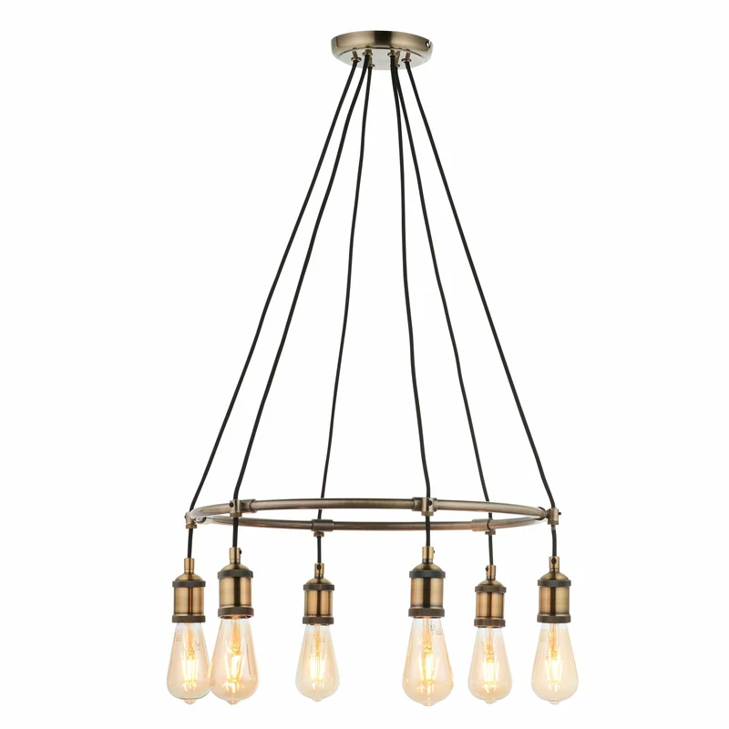 Catcott Pendant Light - Pewter and Copper | OUTLET