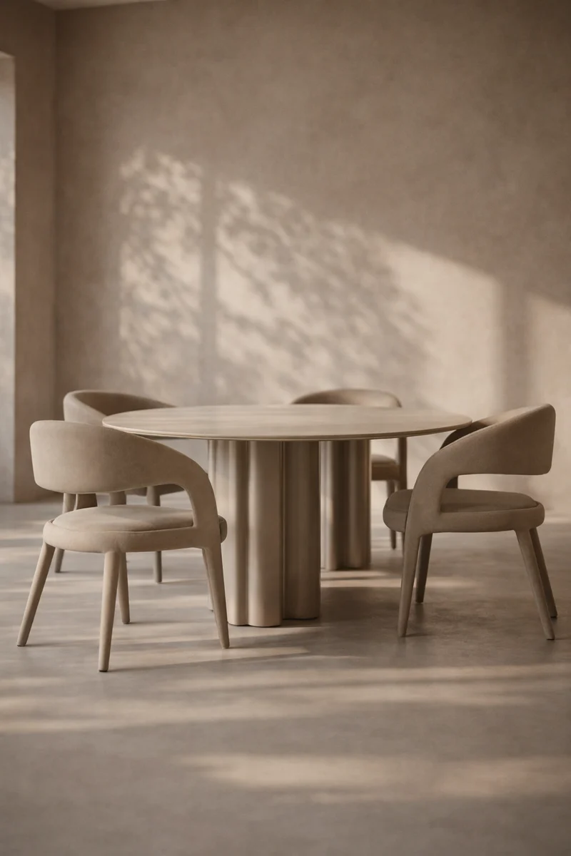 Matzo Dining Chair - Vintage Ecco Pelle