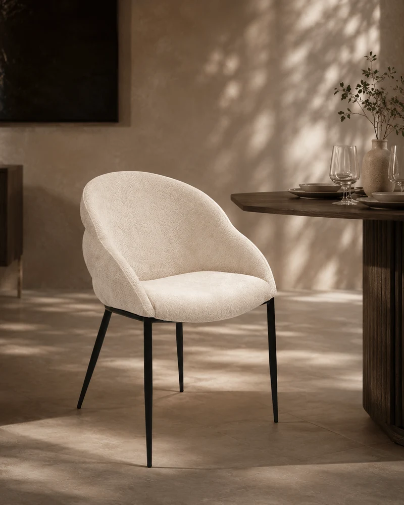 Mayer Dining Chair - Embley Cream