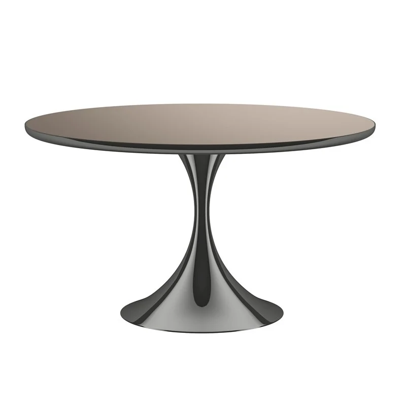 Semper Dining Table in Deep Bronze - Round