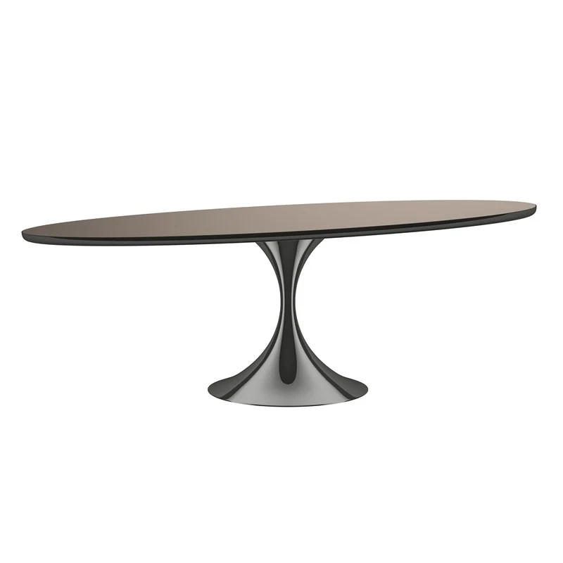 Semper Dining Table in Deep Bronze - Oval